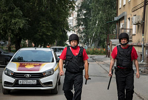 Гвардейцы пресекли стрельбу в центре города 